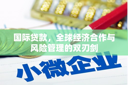 沁阳国际贷款，全球经济合作与风险管理的双刃剑