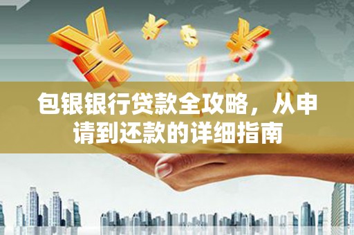 沁阳包银银行贷款全攻略，从申请到还款的详细指南