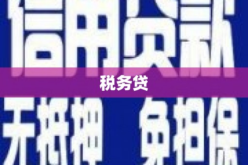 沁阳税务贷