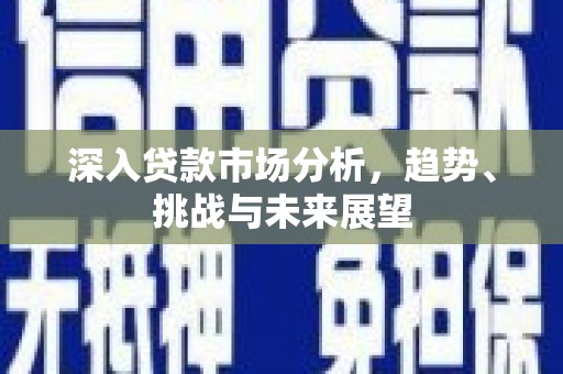 沁阳深入贷款市场分析，趋势、挑战与未来展望