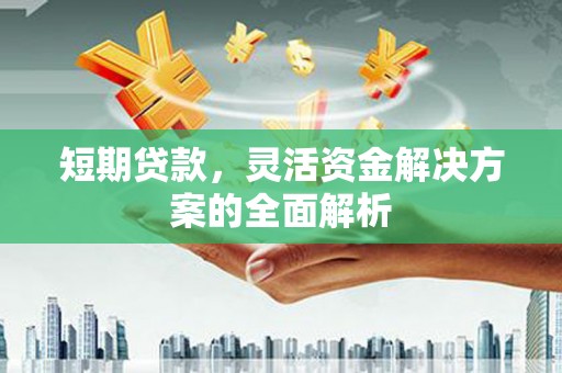 沁阳短期贷款，灵活资金解决方案的全面解析