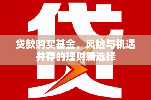 沁阳贷款购买基金，风险与机遇并存的理财新选择