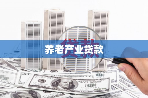 沁阳养老产业贷款