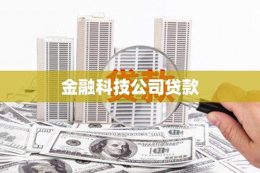 沁阳金融科技公司贷款