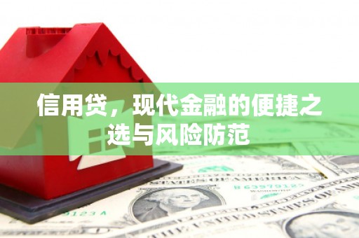 沁阳信用贷，现代金融的便捷之选与风险防范