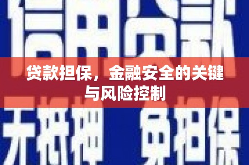 沁阳贷款担保，金融安全的关键与风险控制