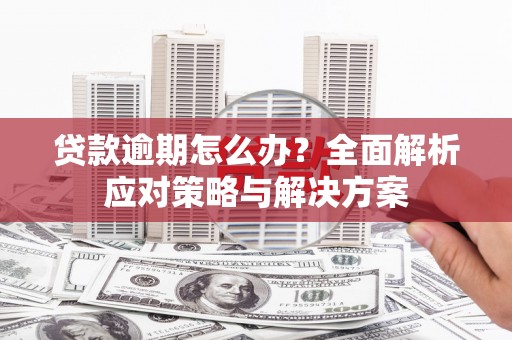 沁阳贷款逾期怎么办？全面解析应对策略与解决方案