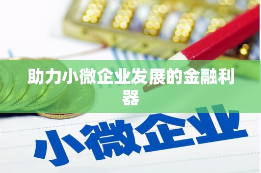 沁阳助力小微企业发展的金融利器