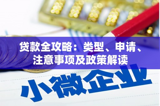 沁阳贷款全攻略：类型、申请、注意事项及政策解读